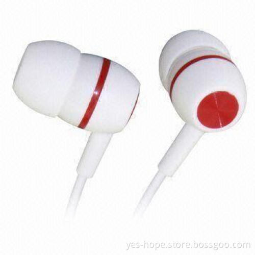 Retractable Earphones with 20 to 20kHz Frequency Ranges, Available in Various Colors